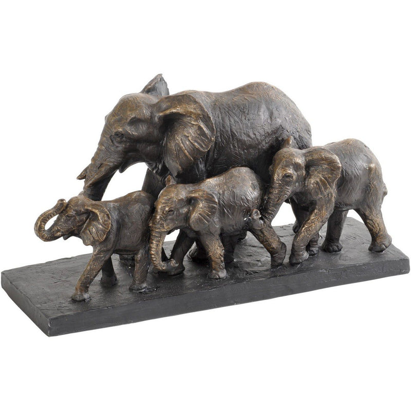 Parading Elephants Sculpture