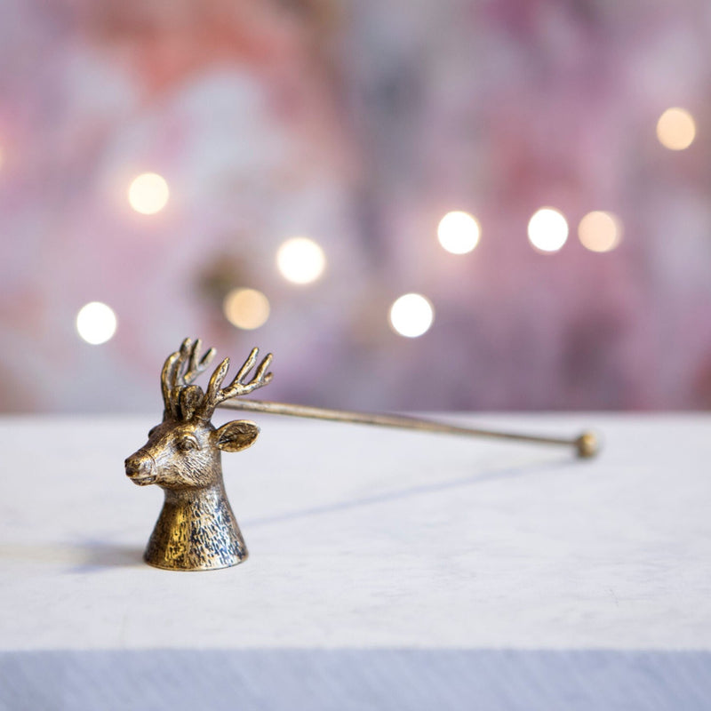 Golden Stag Candle Snuffer