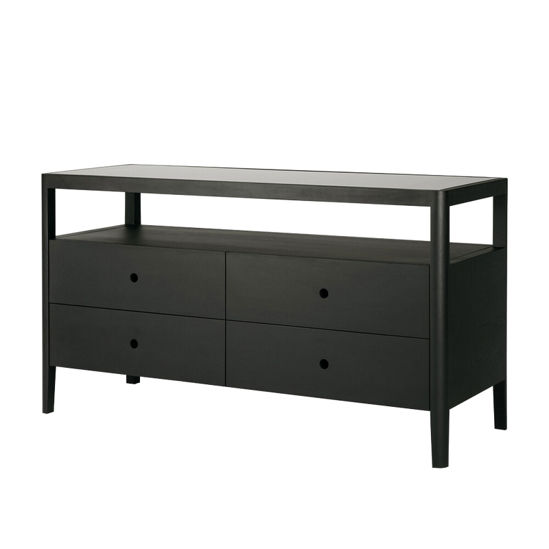 Black Spindle Dresser